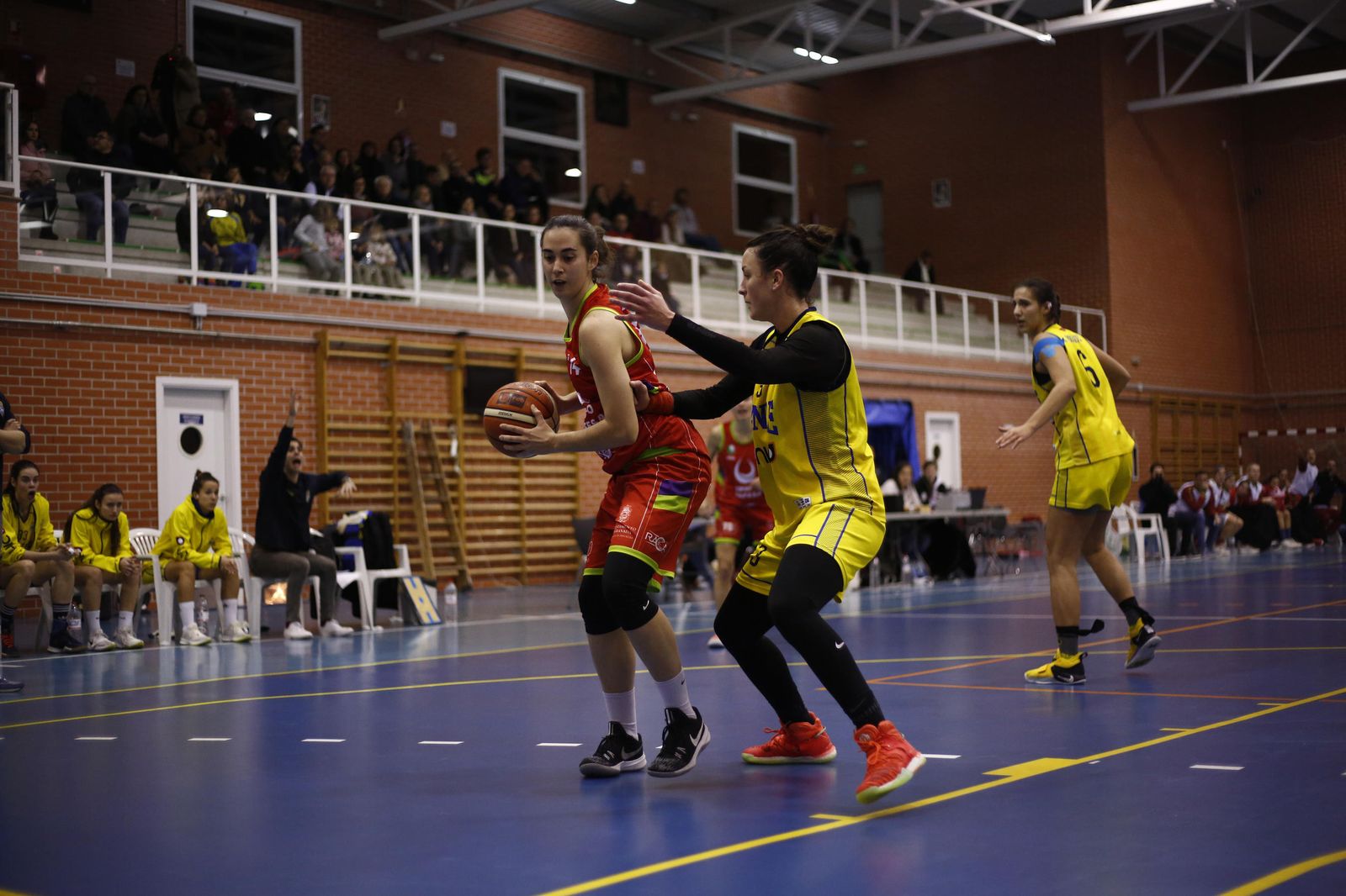 Acción de un partido anterior jugado por el Grupo Hafesa en casa