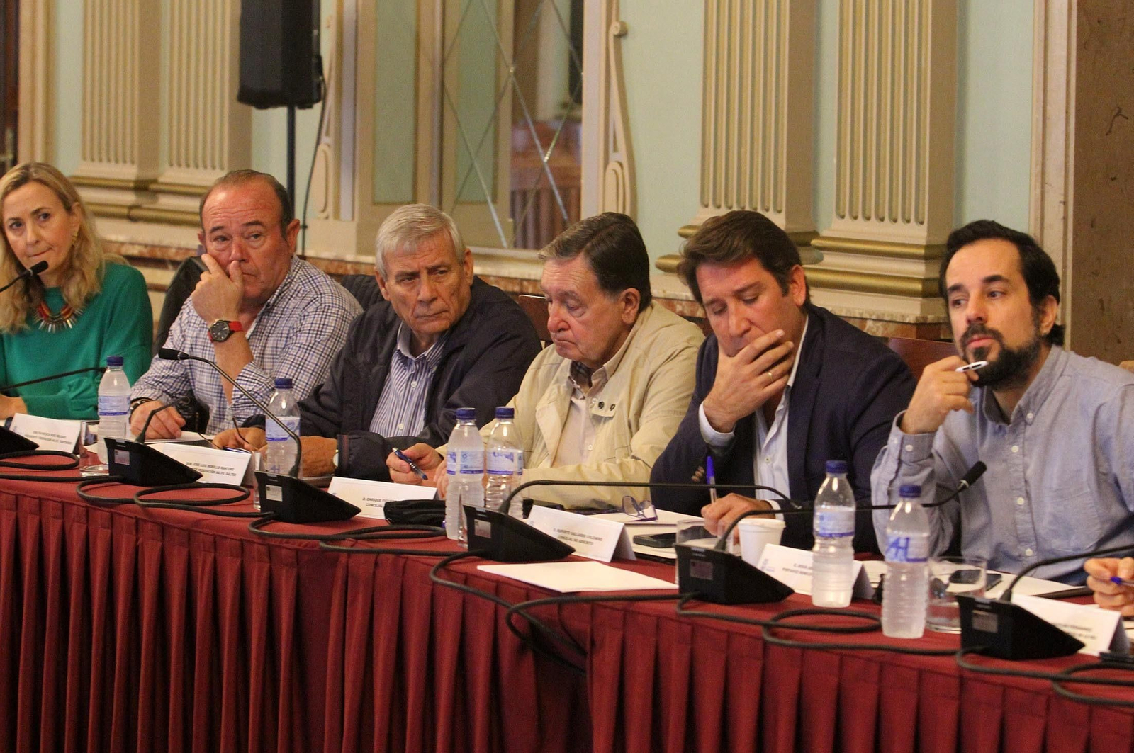 Imágenes de la reunión de la Mesa de Fosfoyesos