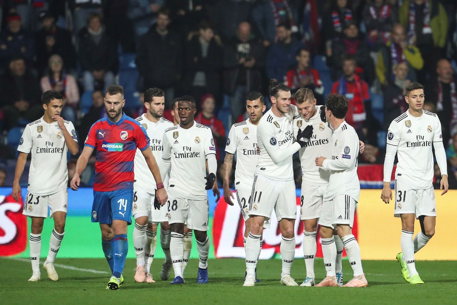 Las imágenes del Viktoria Plzen-Real Madrid