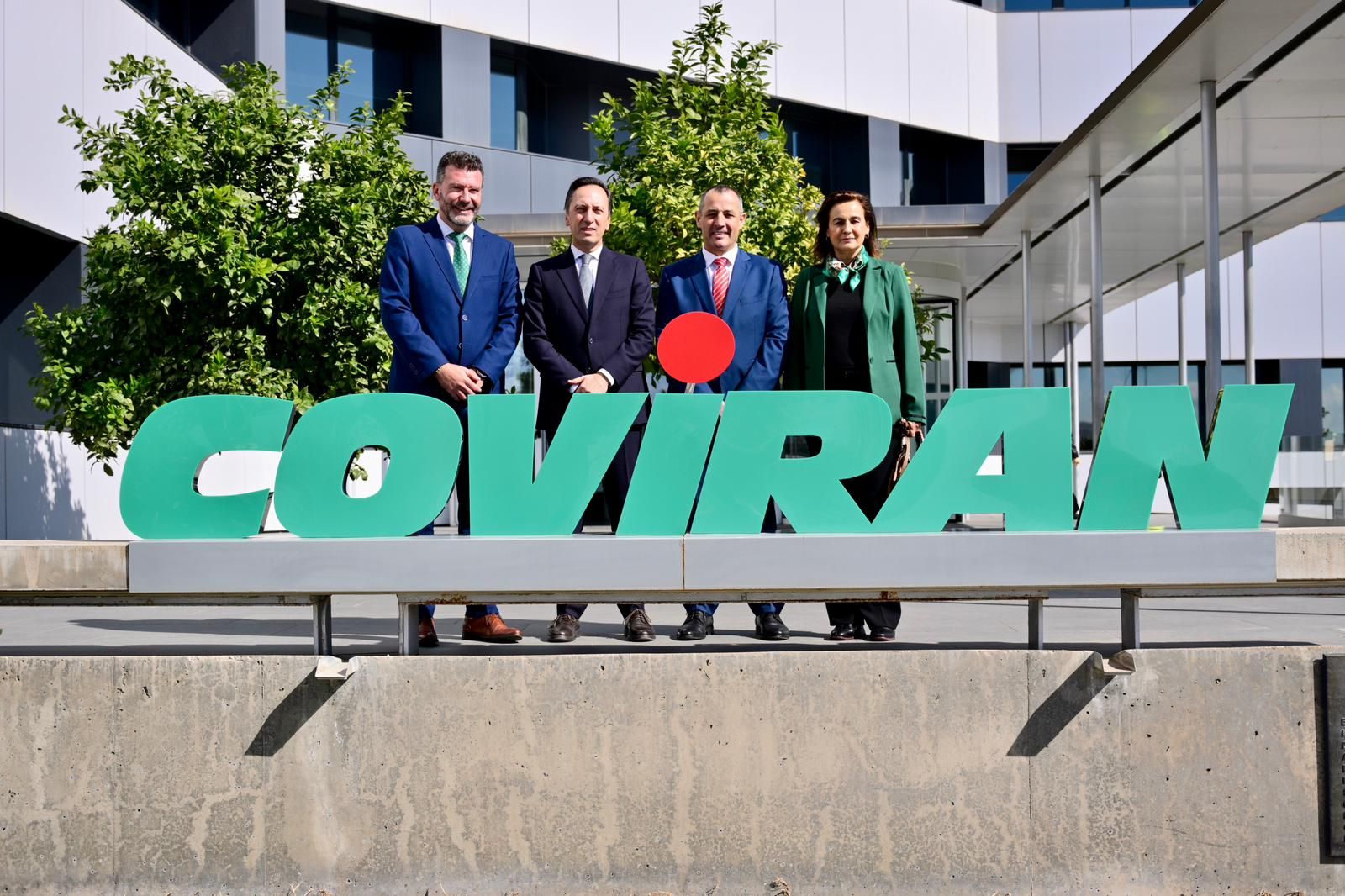 Un momento del acto institucional celebrado en la sede de Covirán.