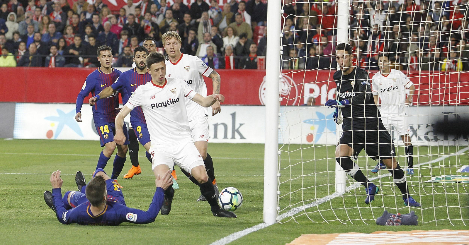 El Sevilla FC-Barcelona, en imágenes