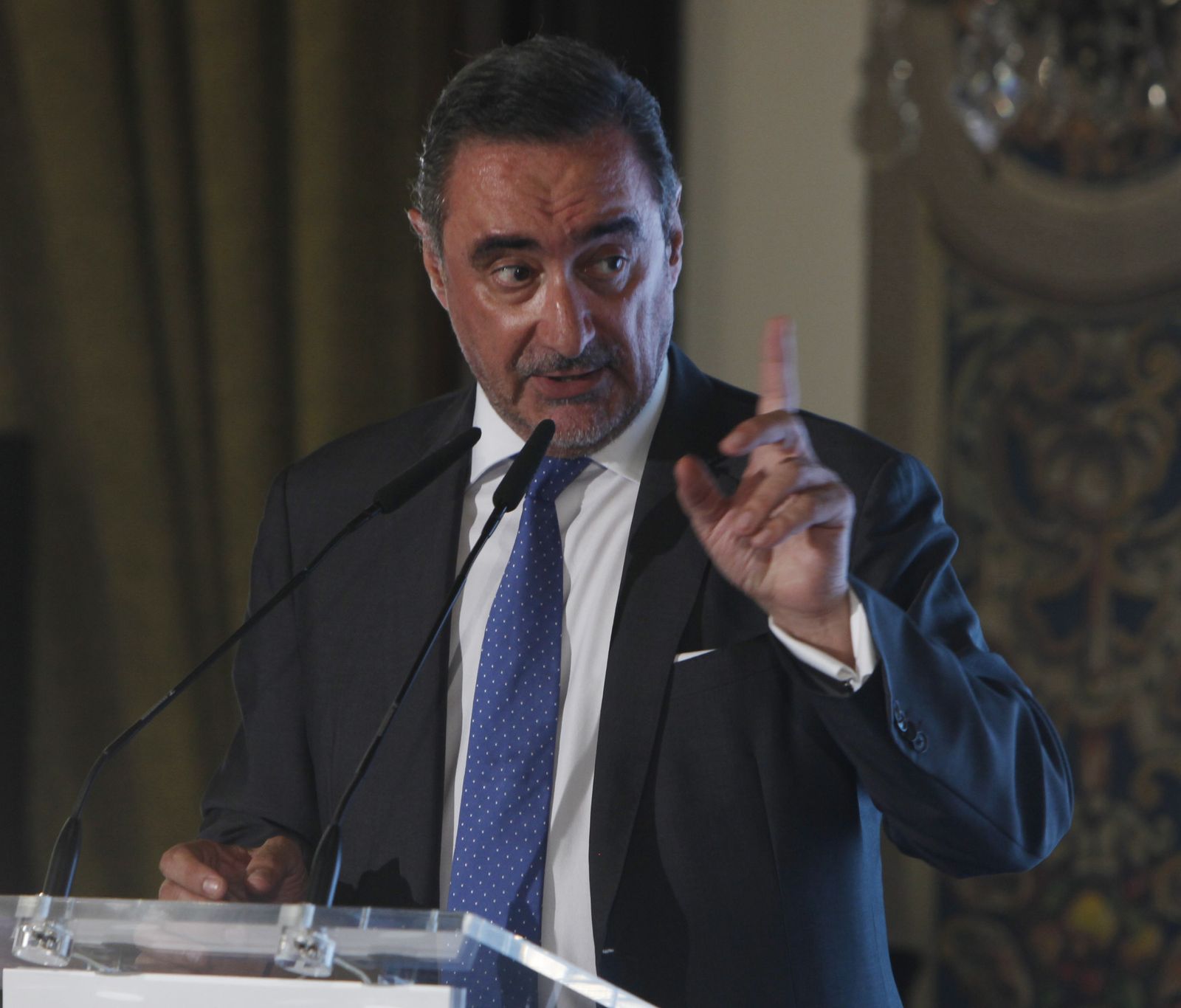 Carlos Herrera en la presentación de la temporada de Cope.