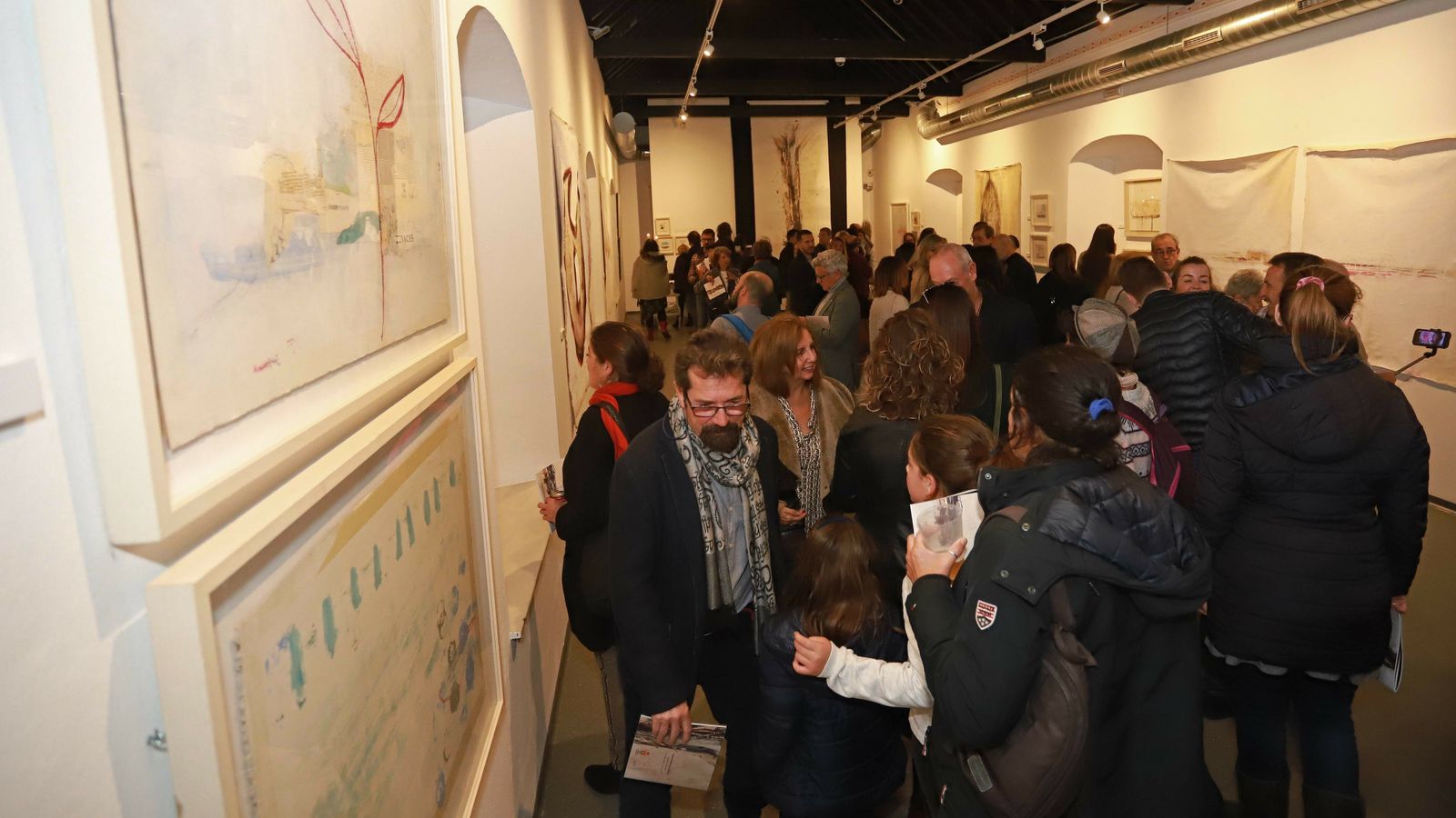 Inauguración de la exposición de Blanca Orozco en el museo municipal  de Algeciras