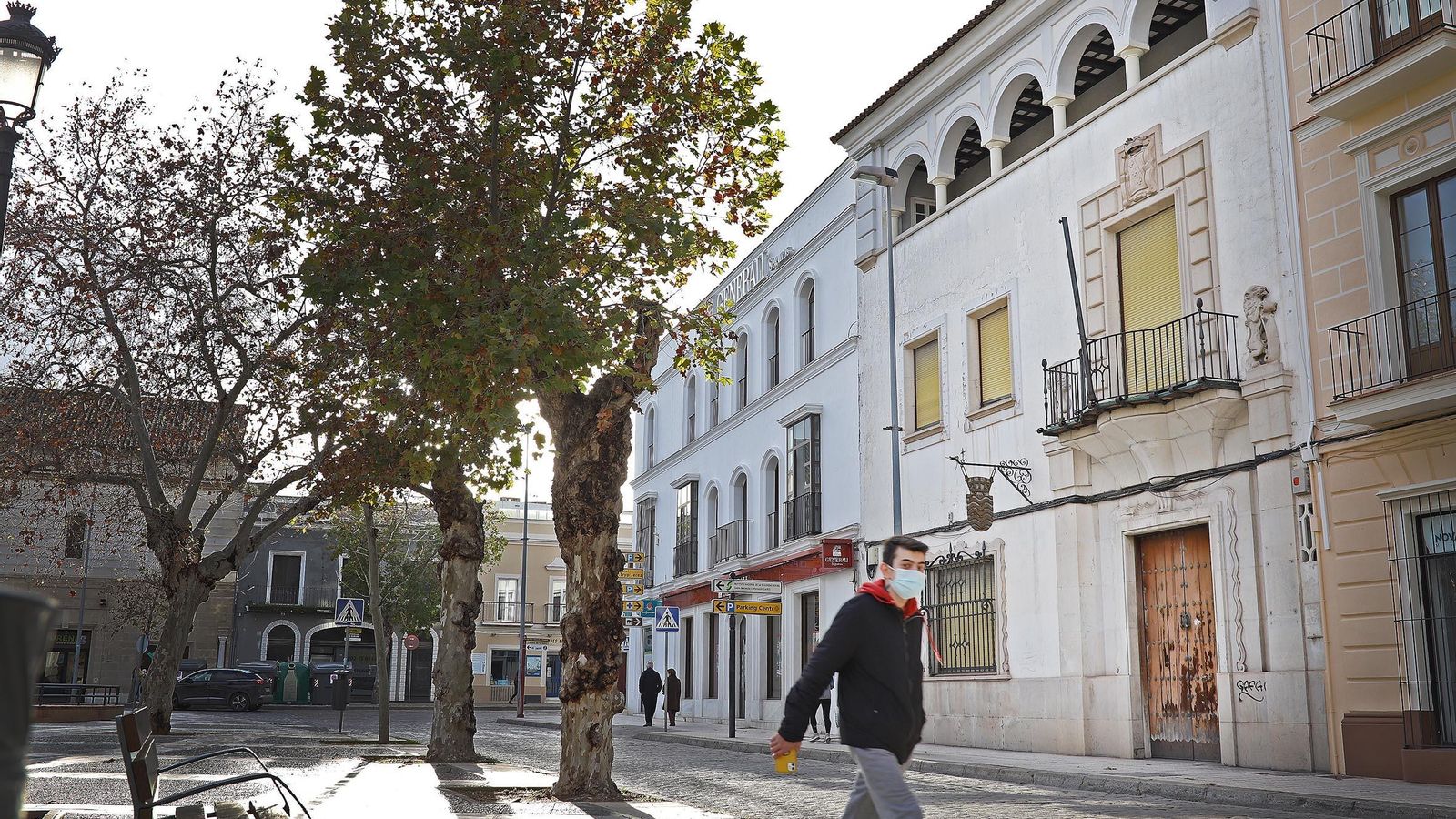 El Palacio de Garvey, en la plaza del Mamelón.