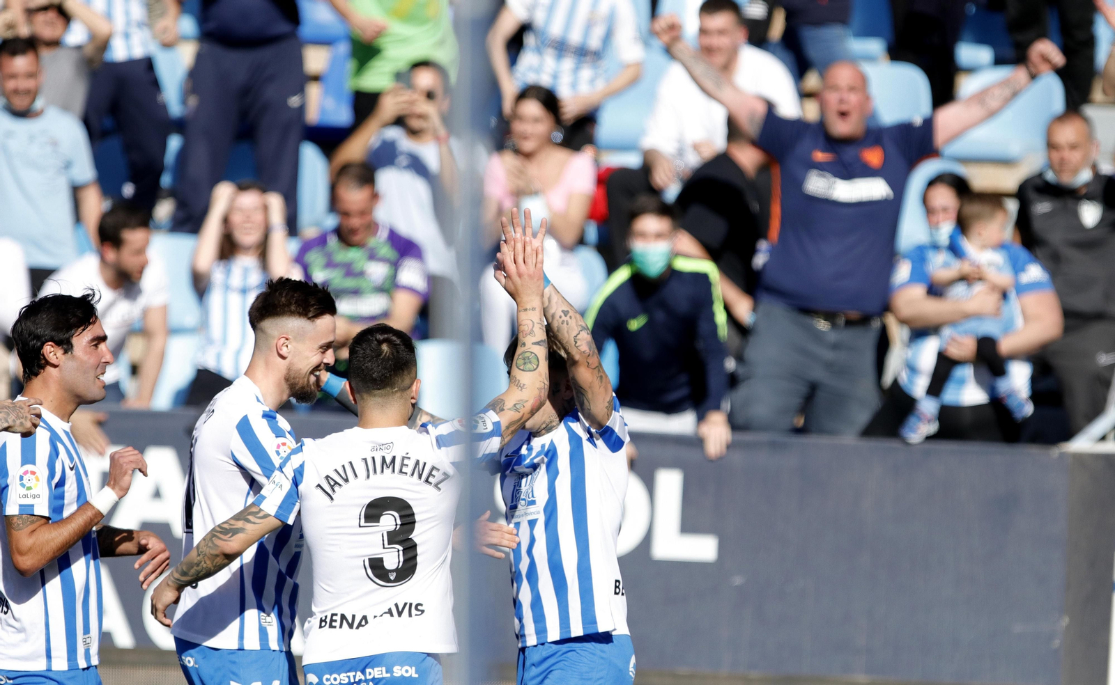 Las fotos del Málaga CF-Real Valladolid