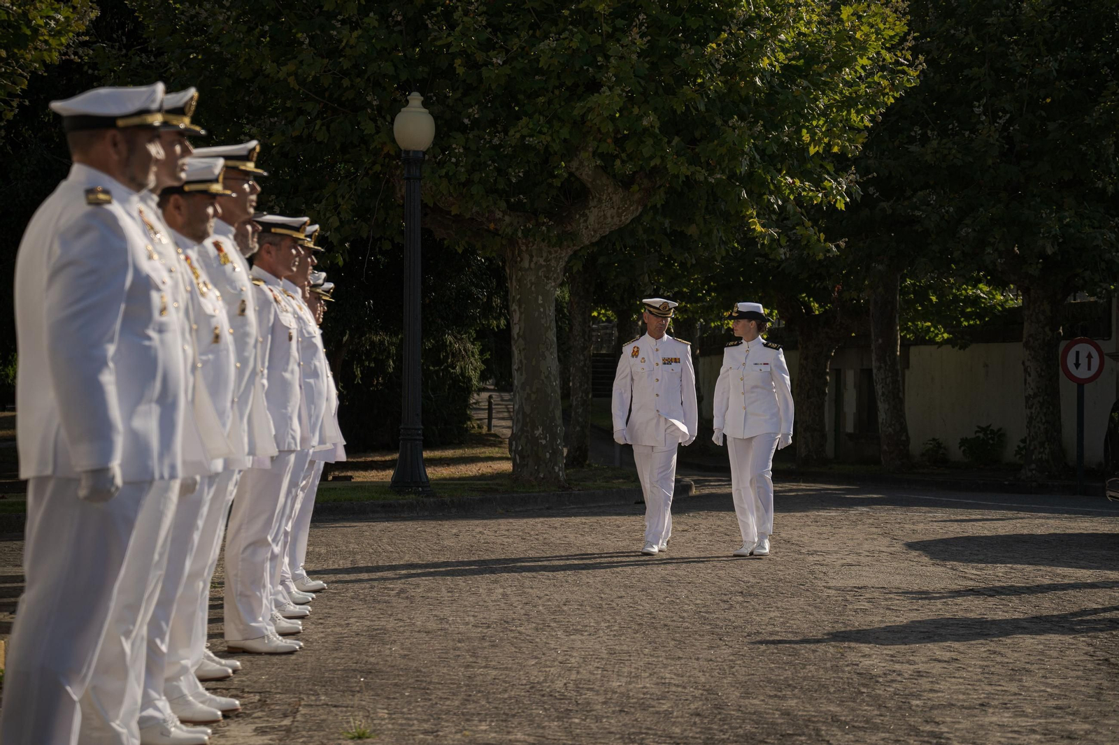 Las fotos del ingreso de la Princesa de Asturias en la Escuela Naval de Marín