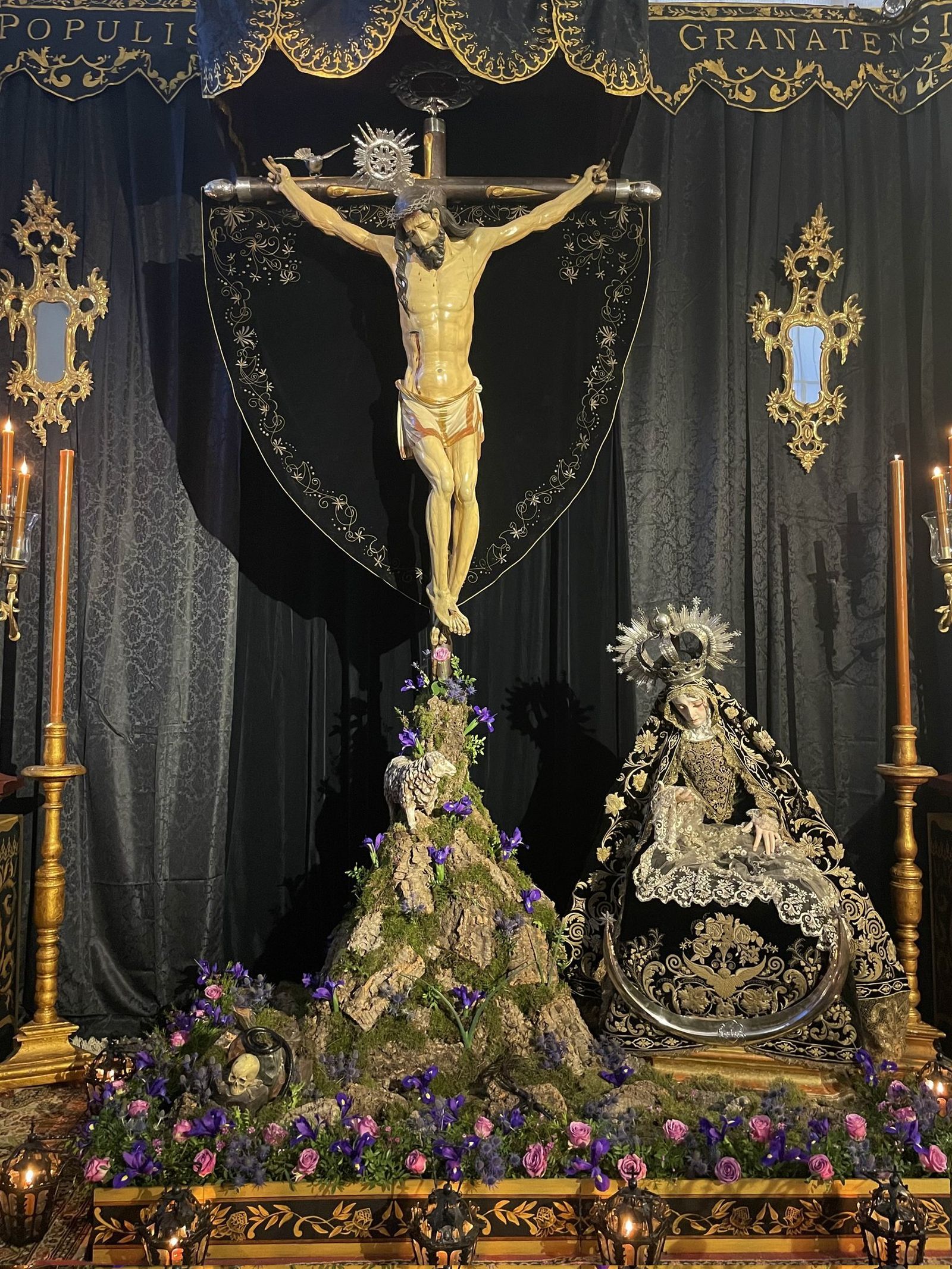 Cultos al Cristo de la Salud, en San Andrés