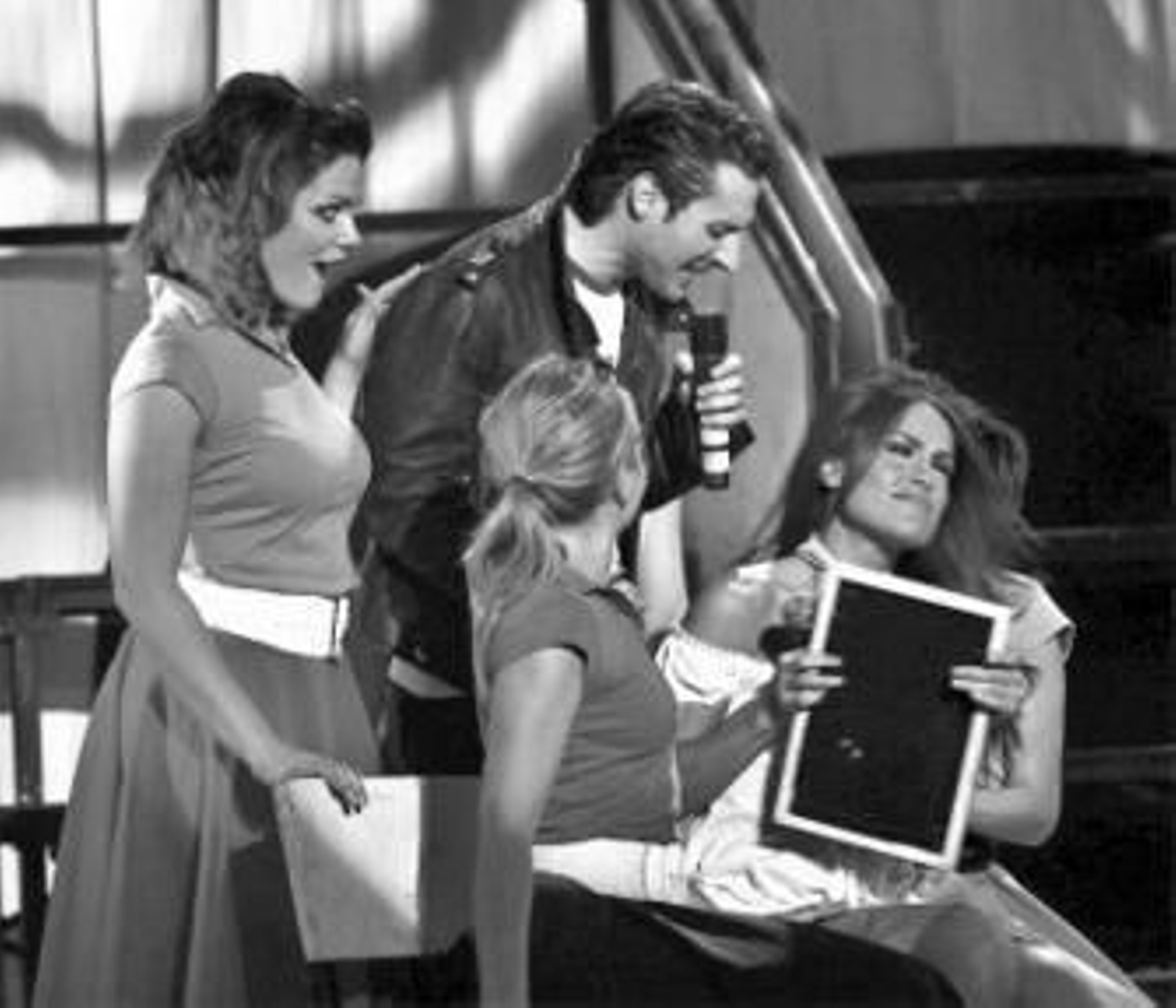 Un momento del musical, anoche en el Palacio de Congresos.