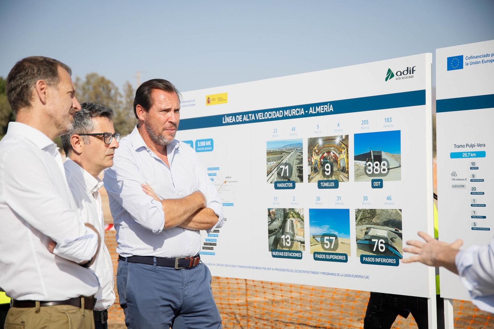 Óscar Puente en una visita reciente a Andalucía.