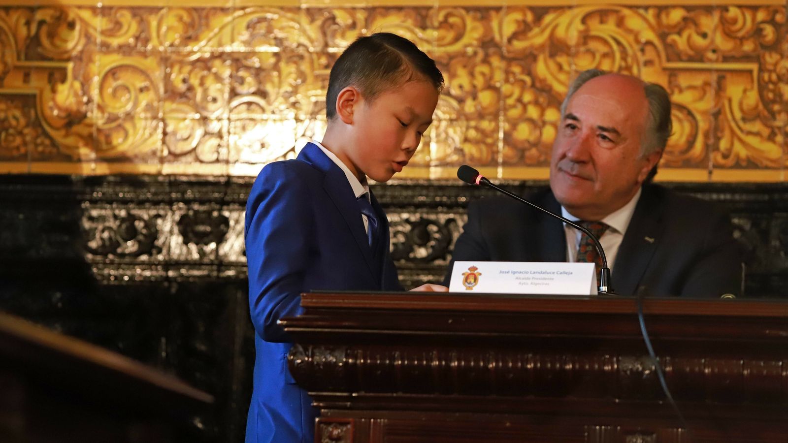 Pleno infantil en el Ayuntamiento de Algeciras