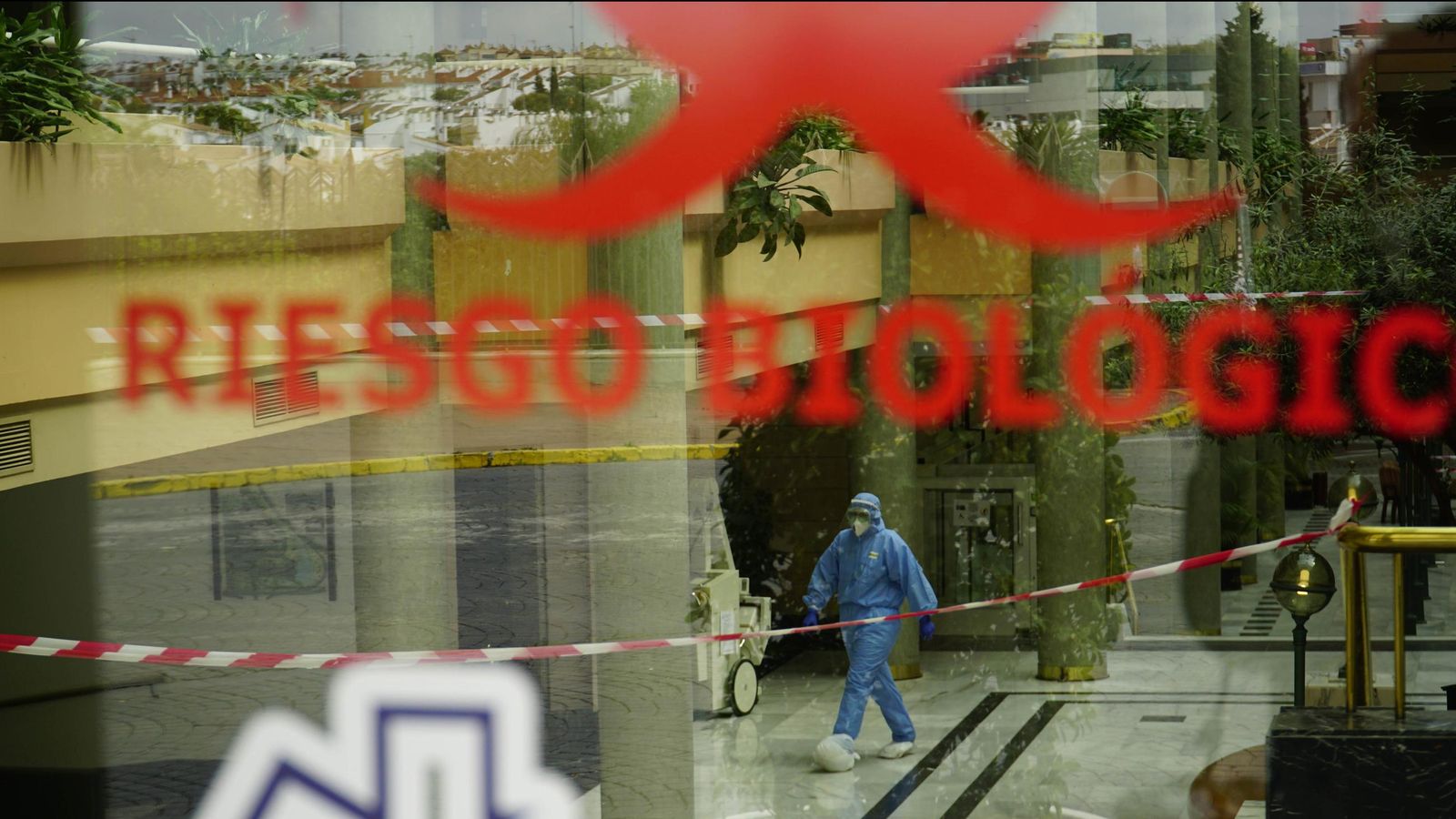 El Hotel Alcora, en San Juan de Aznalfarache, medicalizado para atender residentes.