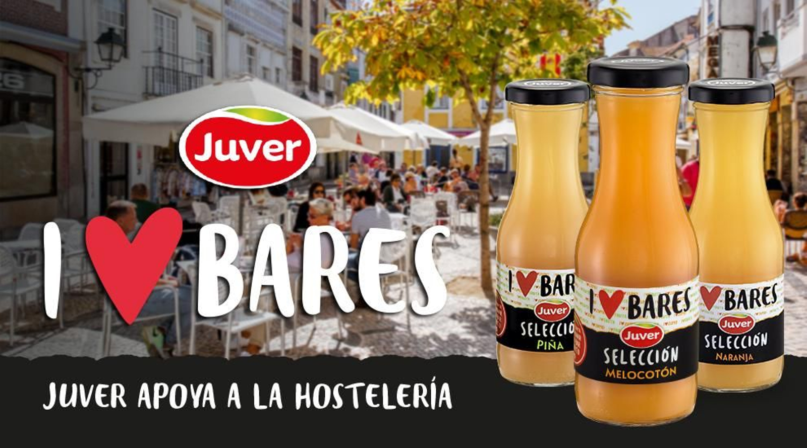 Imagen de la campaña de Juver Alimentación para apoyar a la hostelería.