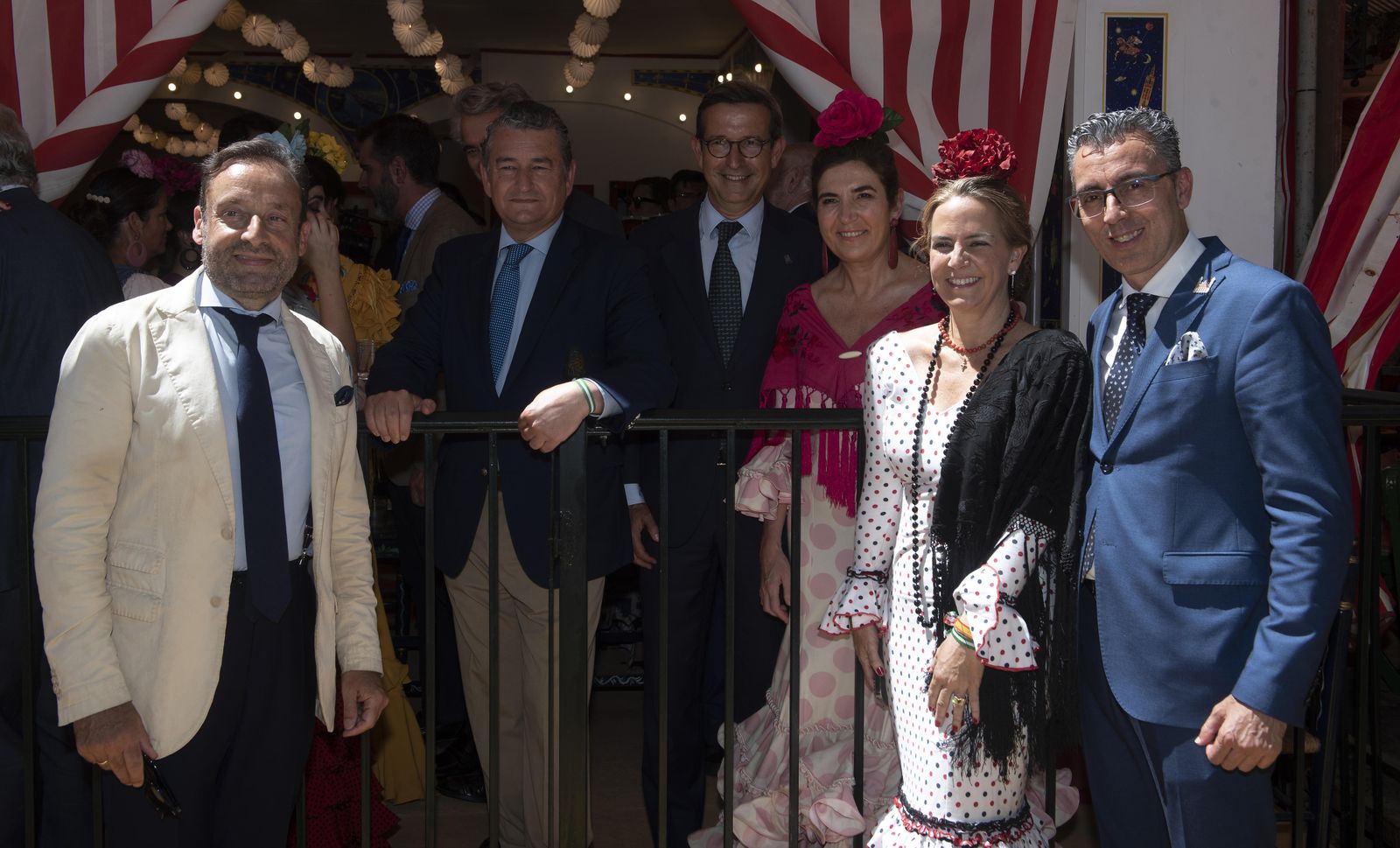 La recepción en la caseta de la Cadena Ser en la Feria de Abril, en imágenes