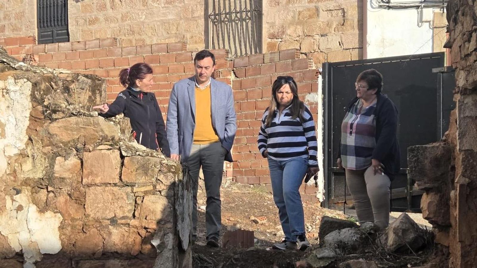 De izquierda a derecha, Victoria Gutiérrez, Juan Pablo Rusillo, Ana María Herrero y Ana María Fernández.