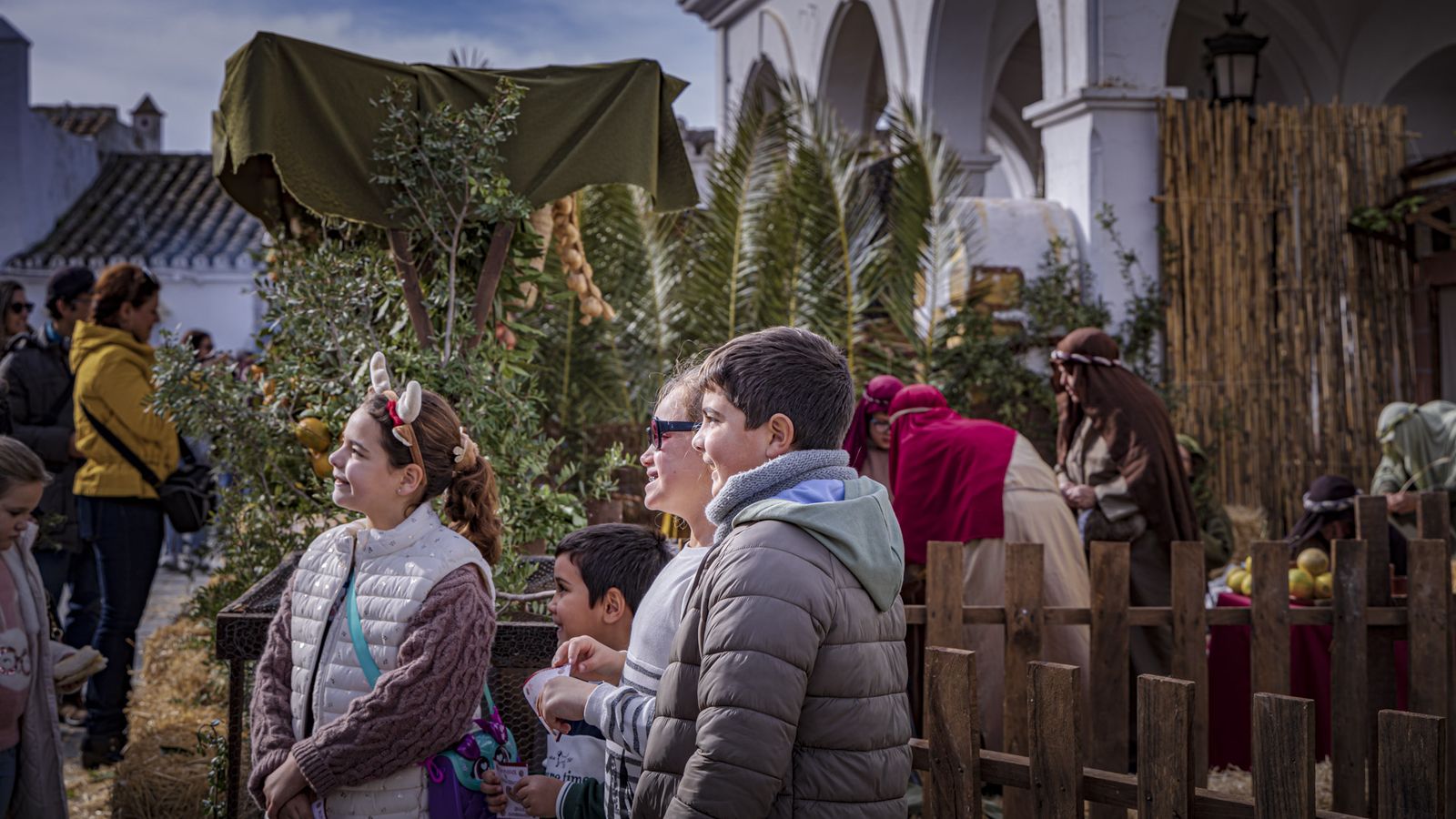 Las imágenes del Belén viviente en Medina Sidonia