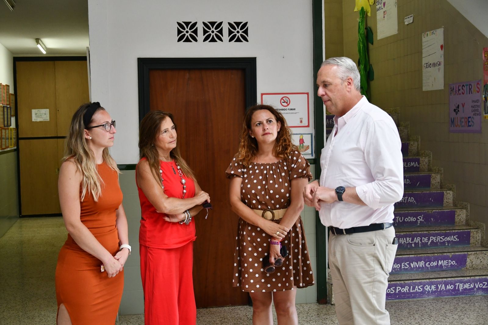Visita al CEIP Gabriel Arenas.