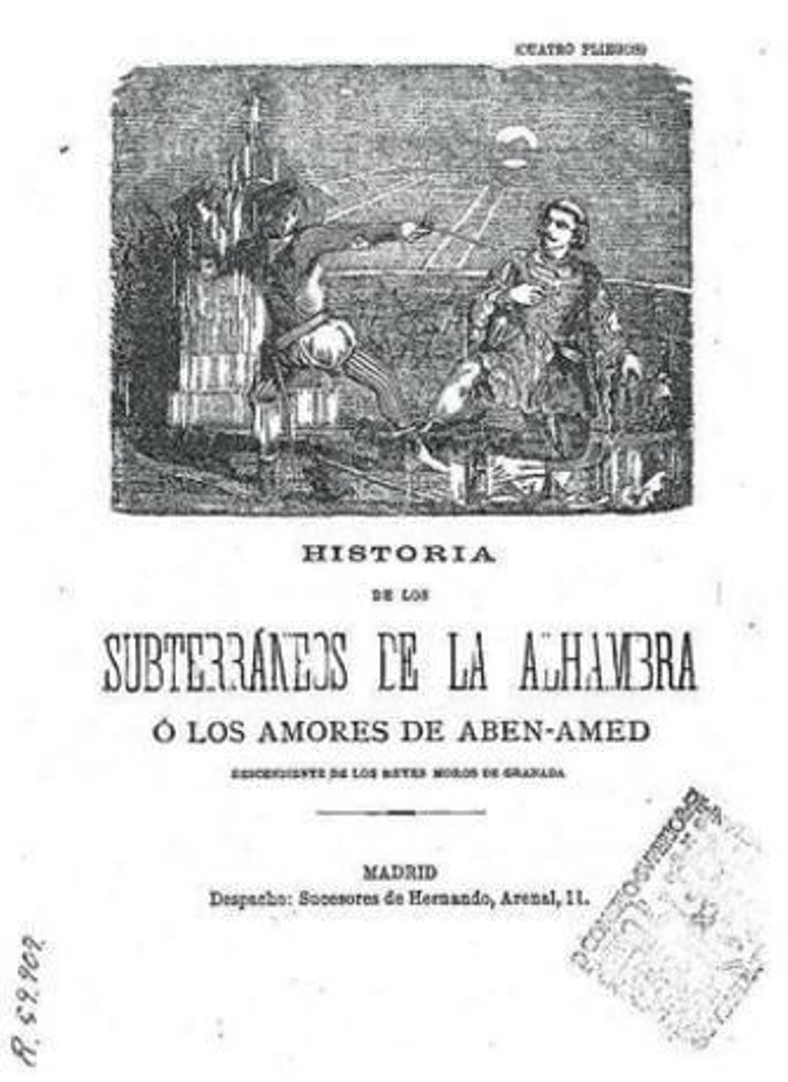 1. Imagen de la Torre de las Infantas y de la calle de Ronda. 2. En esta foto se ve la entrada al camino de Ronda. Alcazaba. 3. Portada del libro sobre la historia de los subterráneos de la Alhambra. 4. Puerta de Siete Suelos y entrada al subterréneo.  Reportaje gráfico: José Luis Delgado