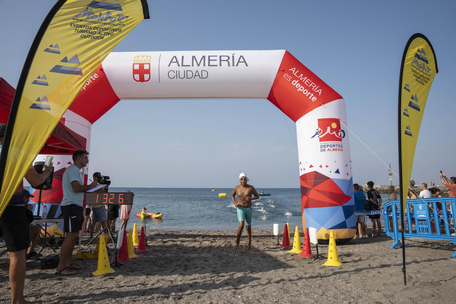 Travesía a nado Carlos Tejada de Almería