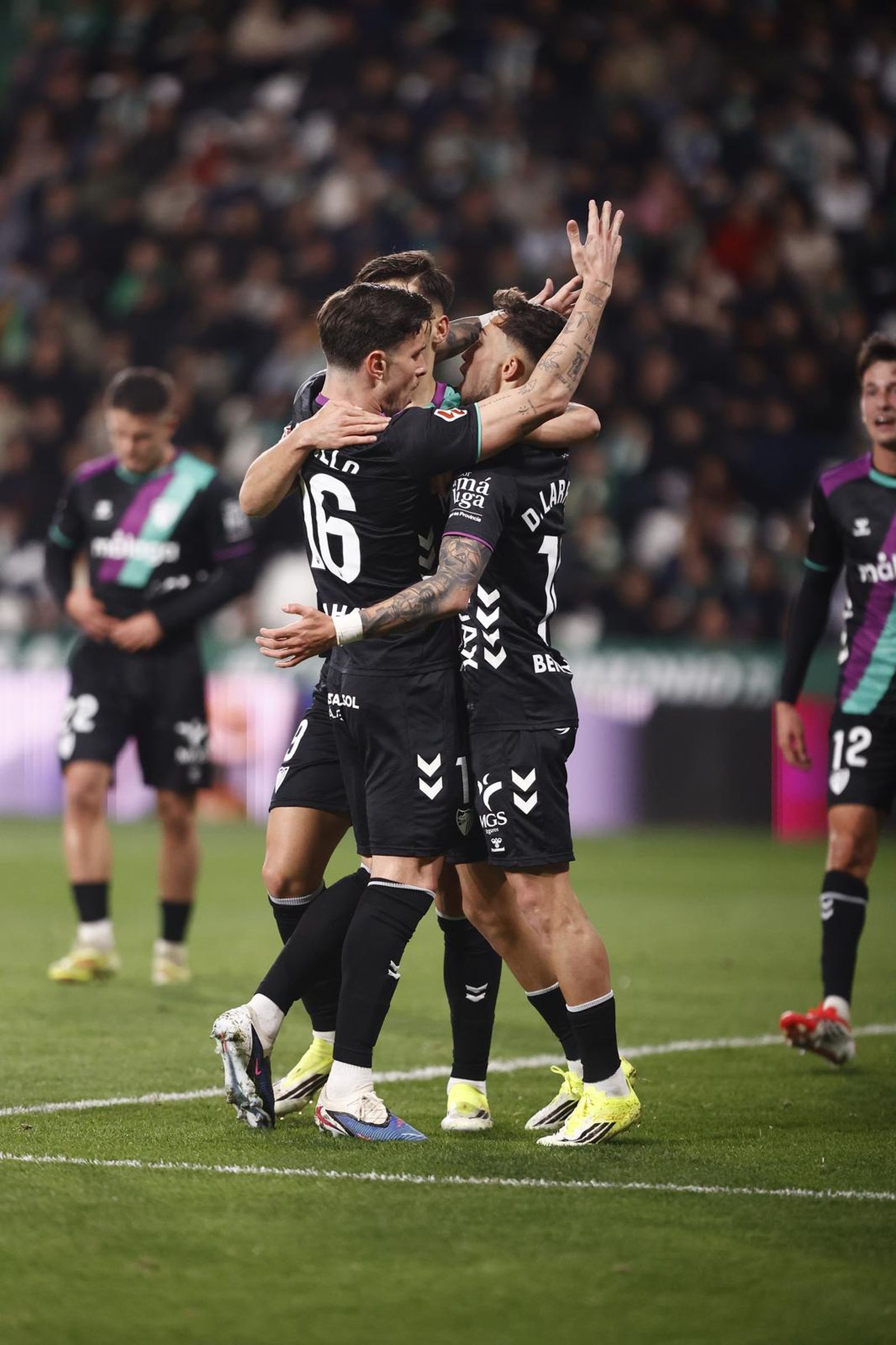 El Córdoba-Málaga CF, en fotos