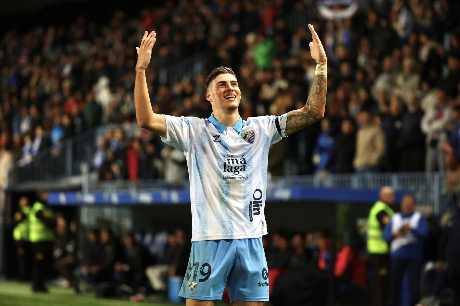 Roberto, su paso por el Málaga CF en fotos