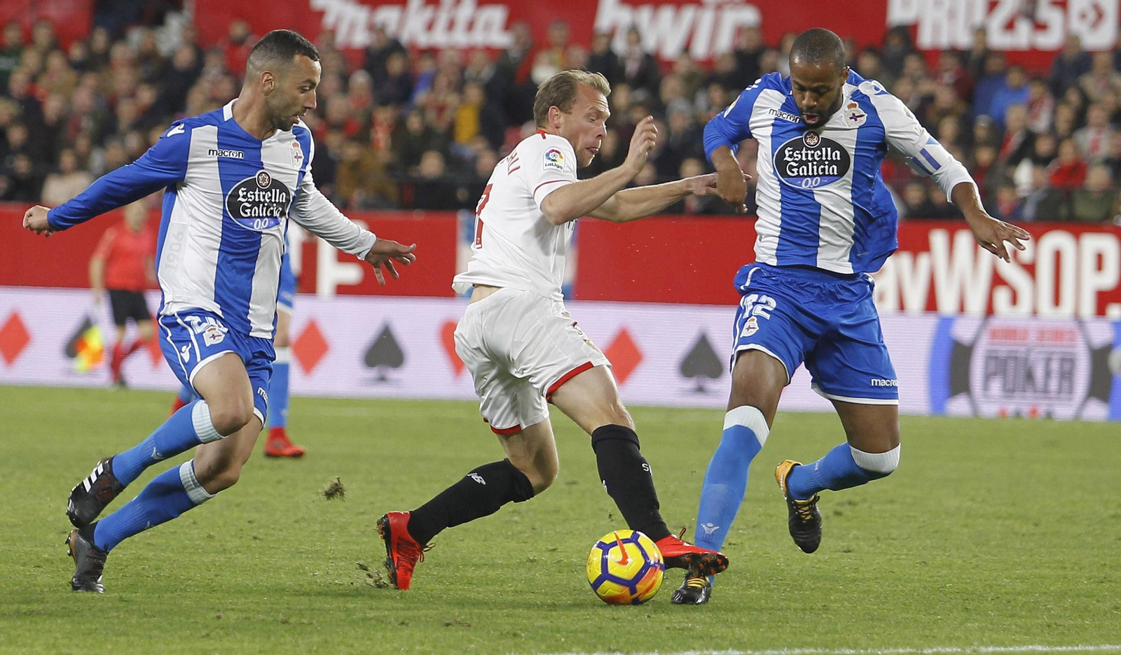Las imágenes del Sevilla-Deportivo de la Coruña