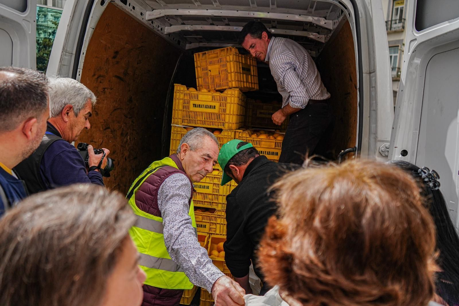 Las mejores fotos de la tractorada de Granada de este Viernes de Dolores