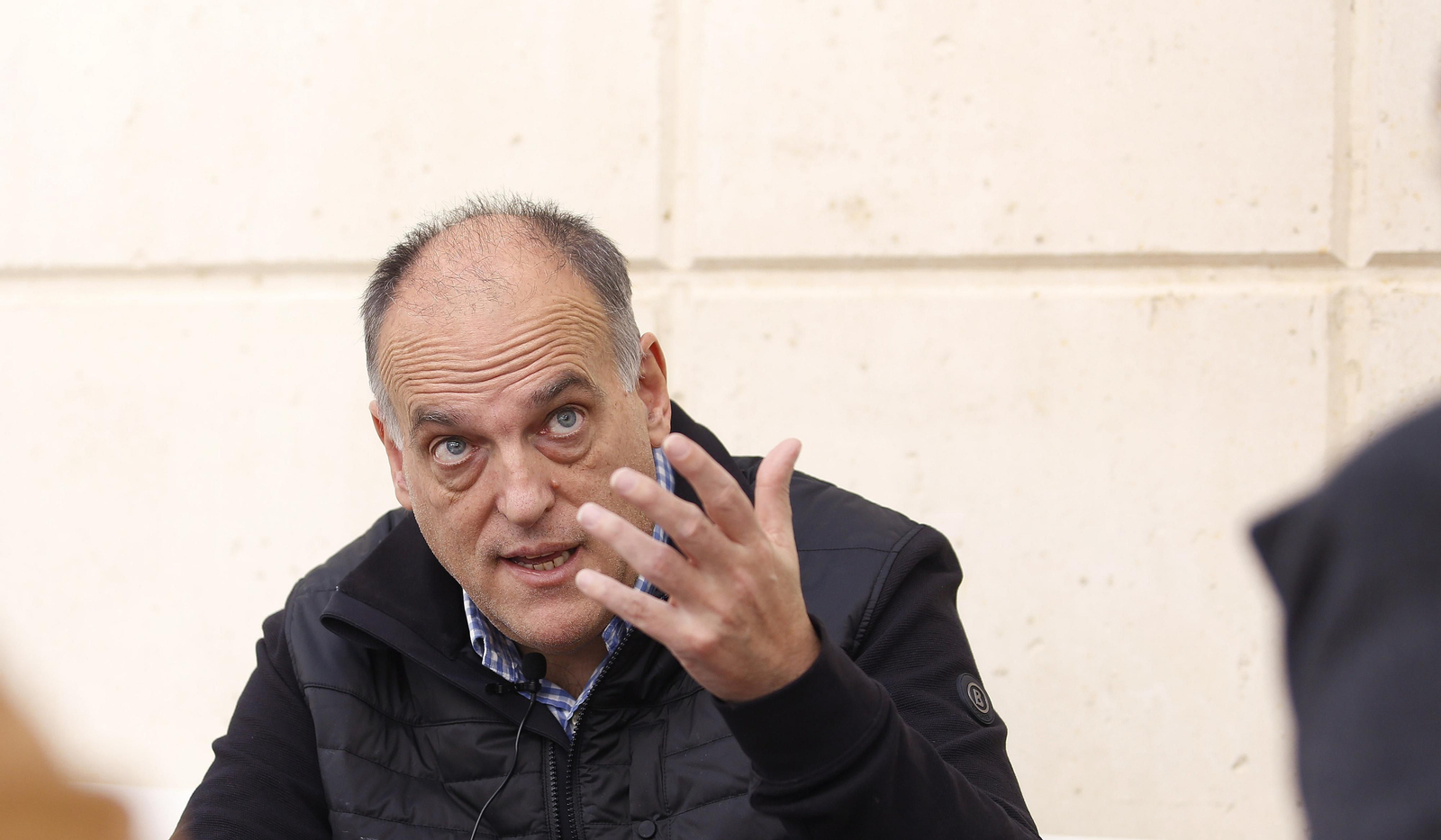 Las fotos de la entrevista a Javier Tebas