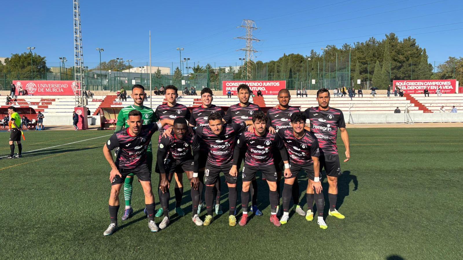 Once presentado por los rojinegros en su visita al filial pimentonero este domingo.