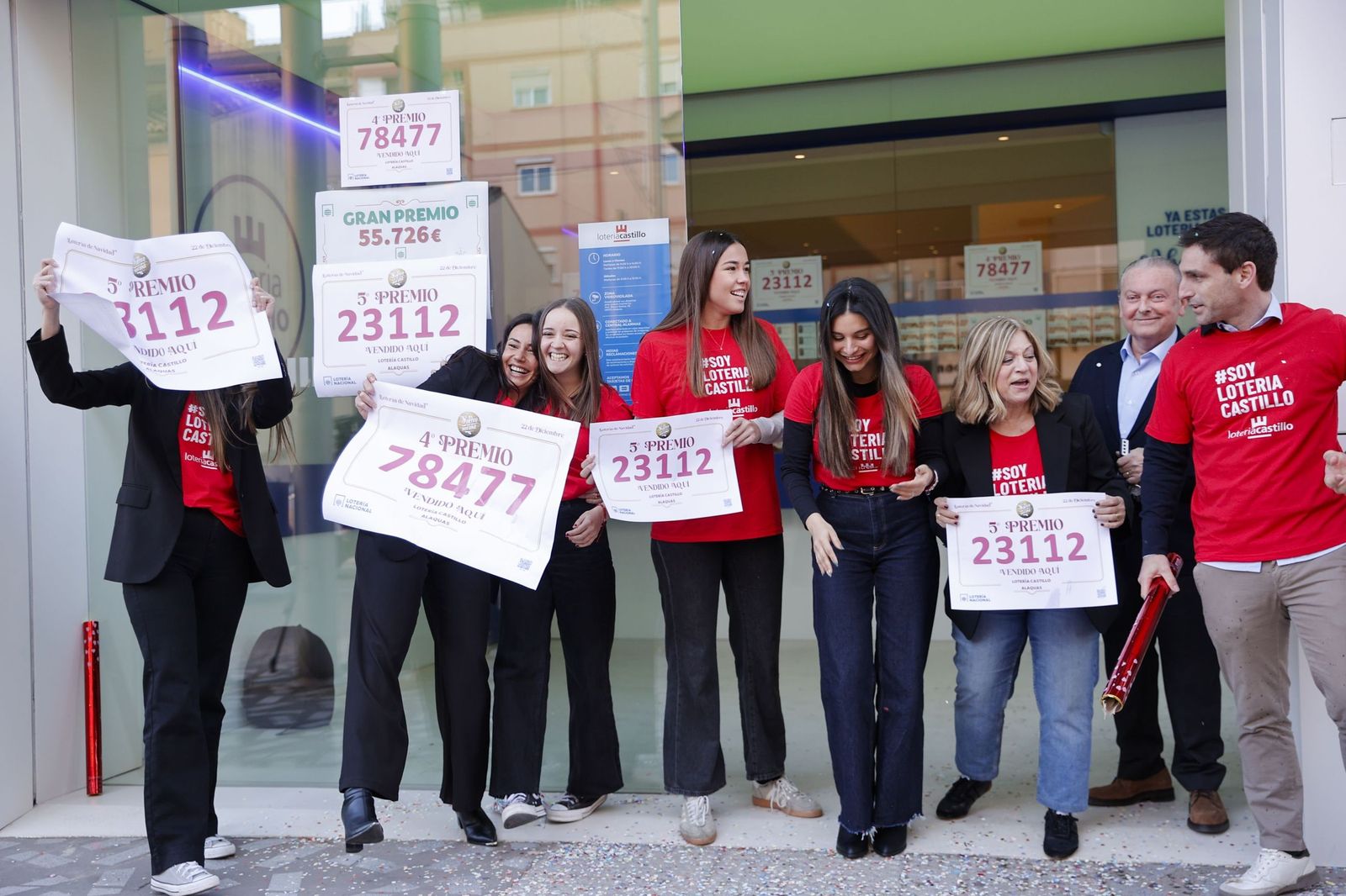 La mejor fotogalería del sorteo de la Lotería de Navidad 2025