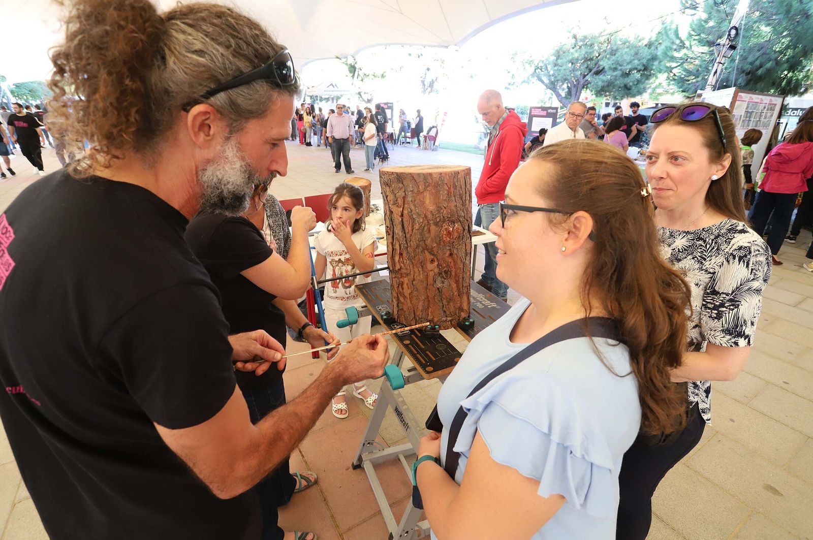 Imágenes de los talleres y actividades de La Noche Europea de los Investigadores