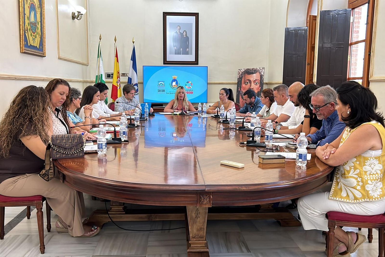 Pleno Ordinario en el Ayuntamiento de San Juan del Puerto.