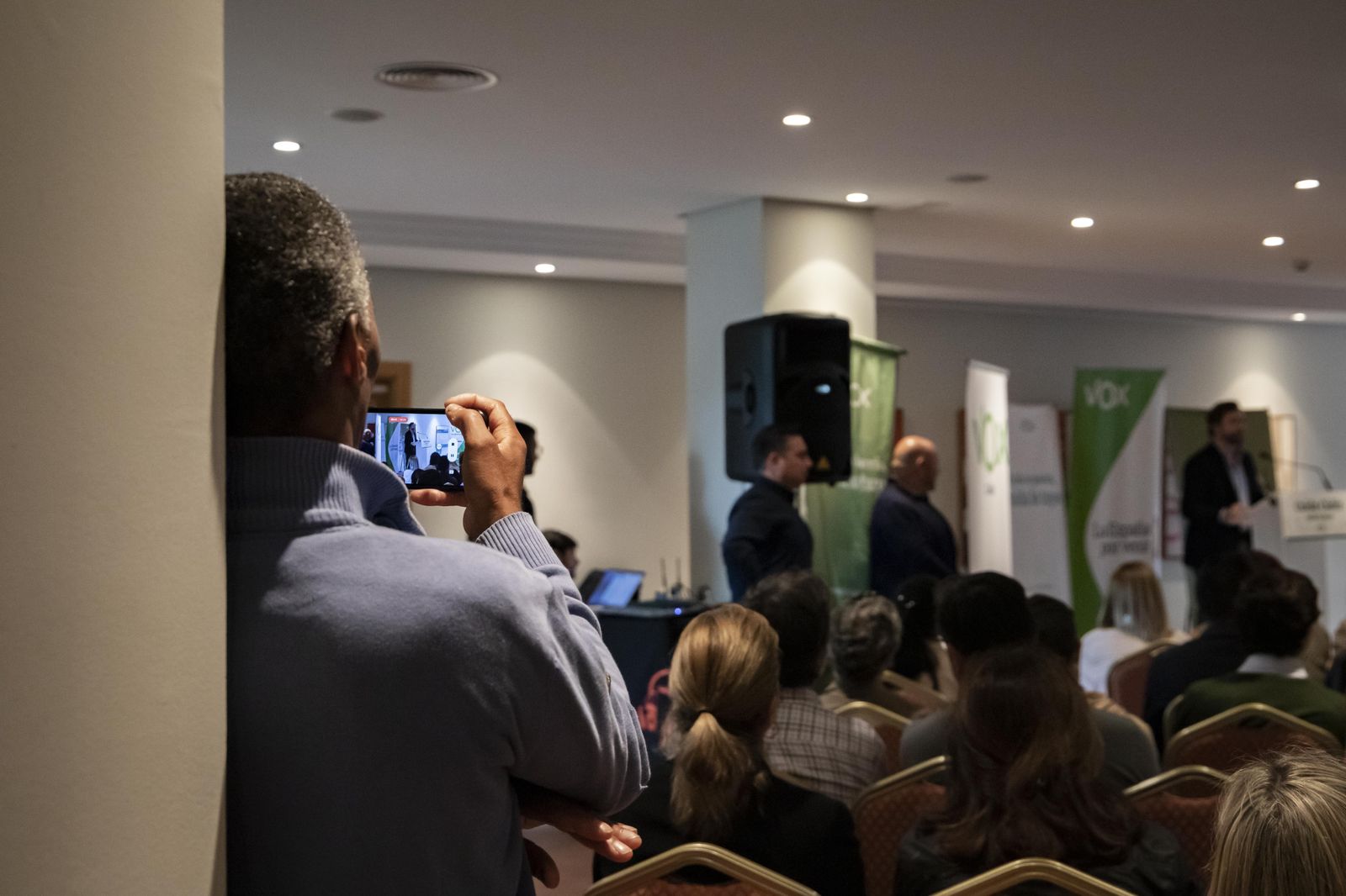 Espinosa de los Monteros, en un mitin de Vox en Jerez