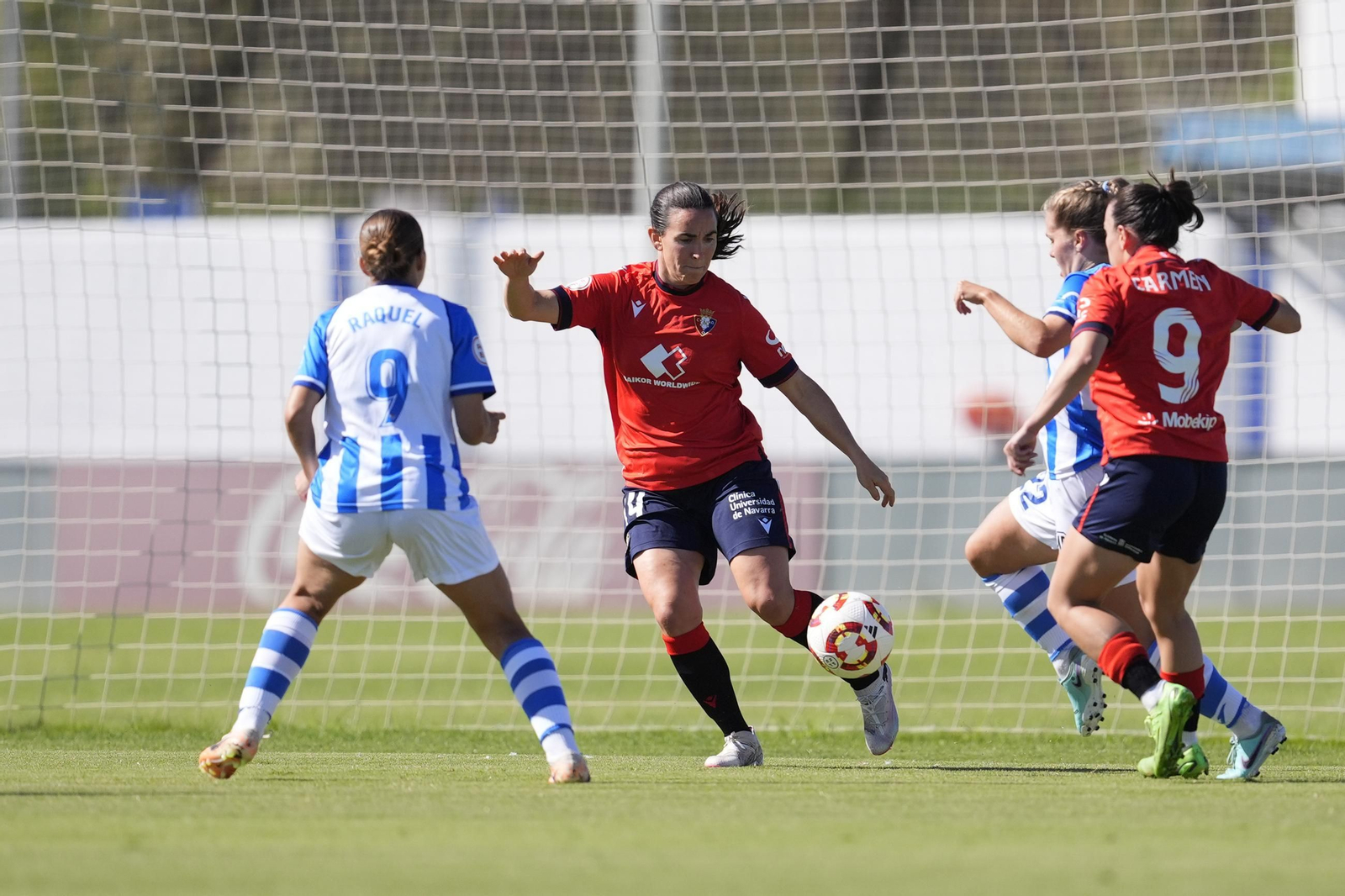 Un momento del encuentro entre el Sporting Huelva y Osasuna. Un momento del encuentro entre el Sporting Huelva y Osasuna.