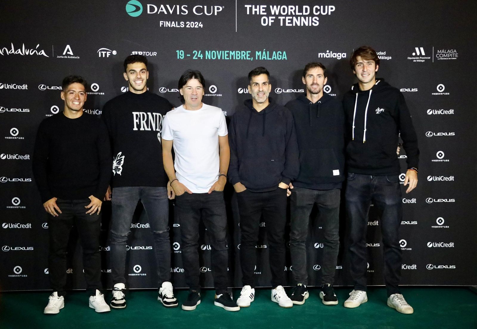 La alfombra roja de la Copa Davis