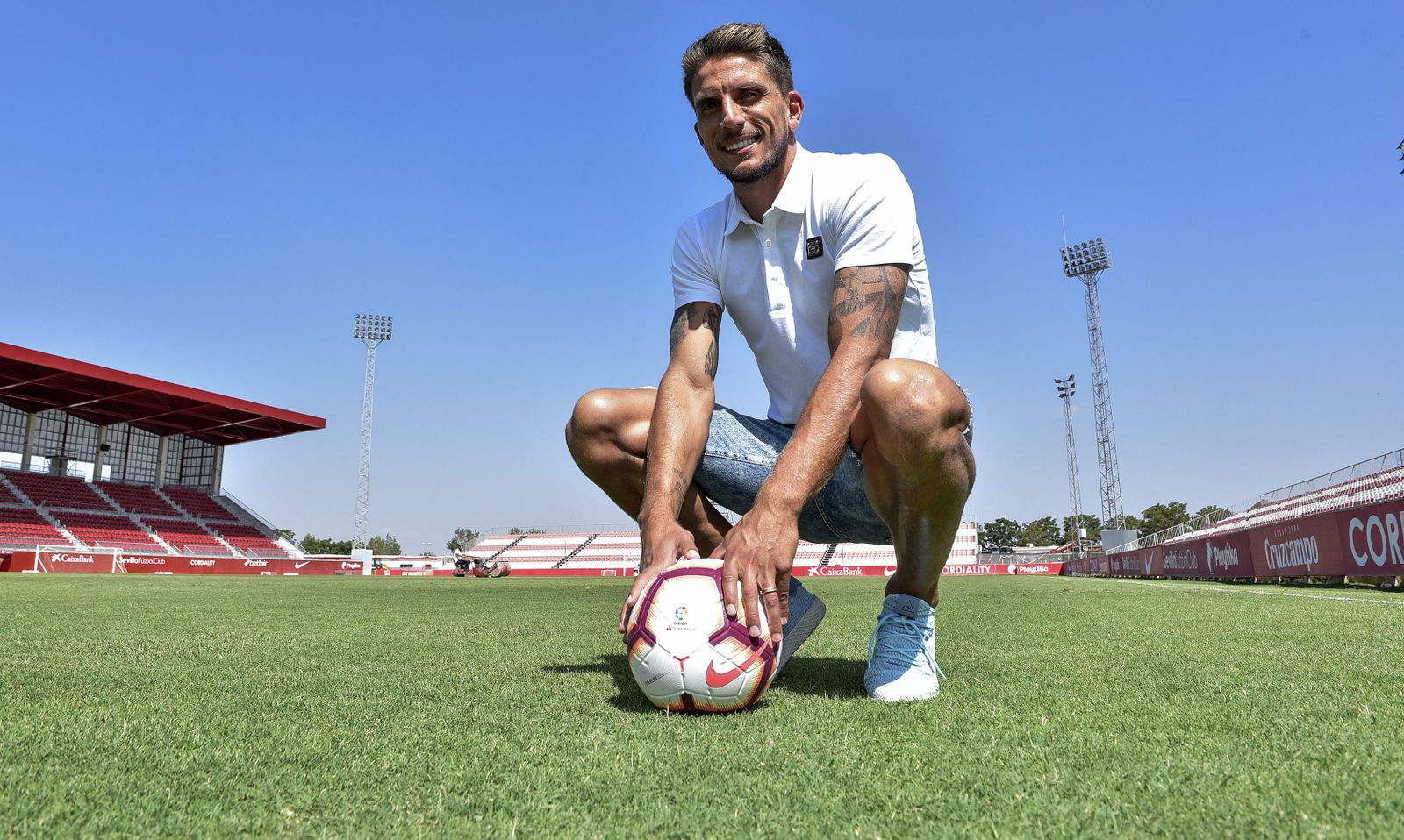 Carriço posa para Diario de Sevilla en una entrevista reciente.