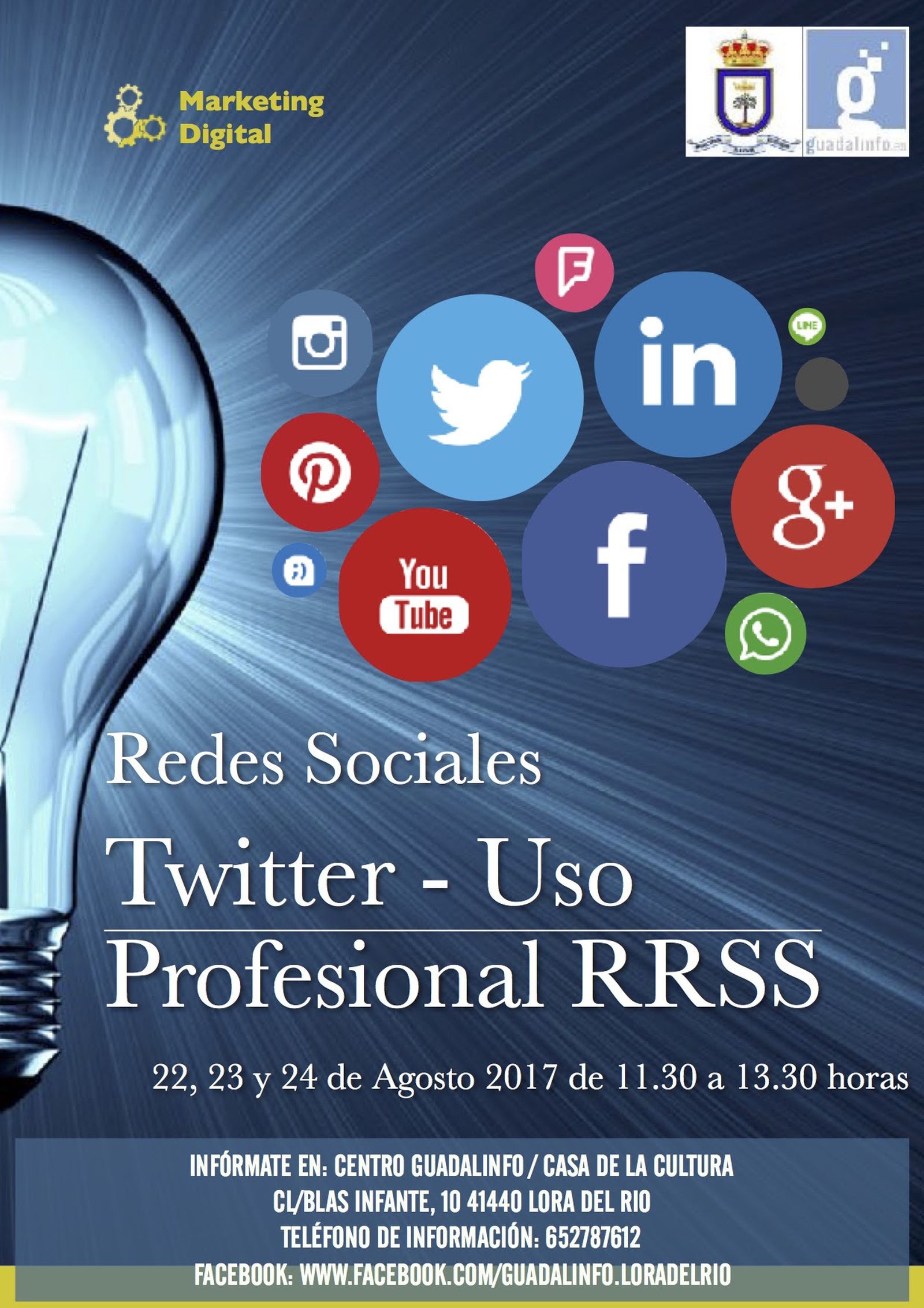 Redes sociales y marketing digital, entre los cursos de Guadalinfo
