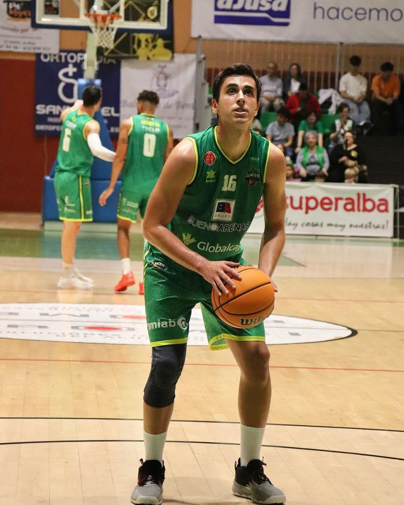 Pablo Sánchez, en acción. Pablo Sánchez, en acción.