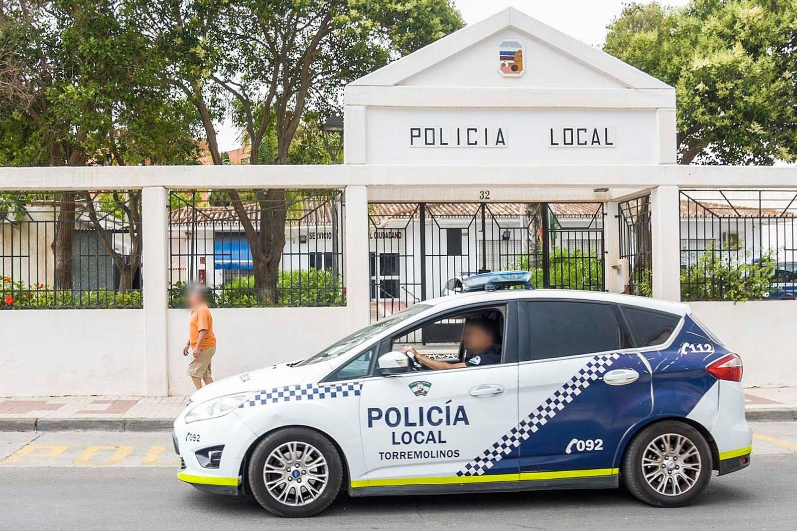 Una patrulla de la Policía Local de Torremolinos.