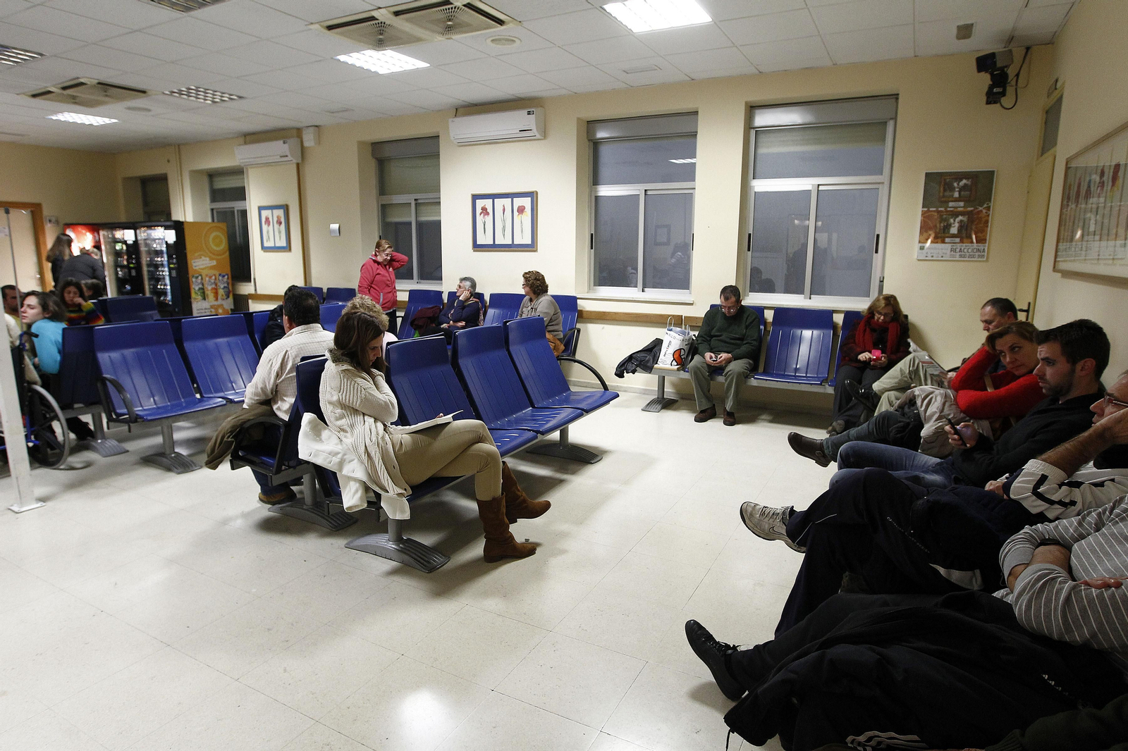 Sala de espera de un hospital de Granada