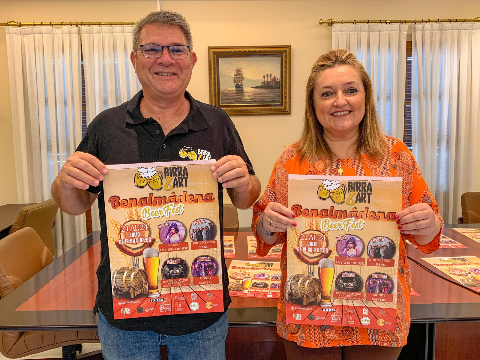 La presentación del del ‘Benalmádena Beer Fest’.