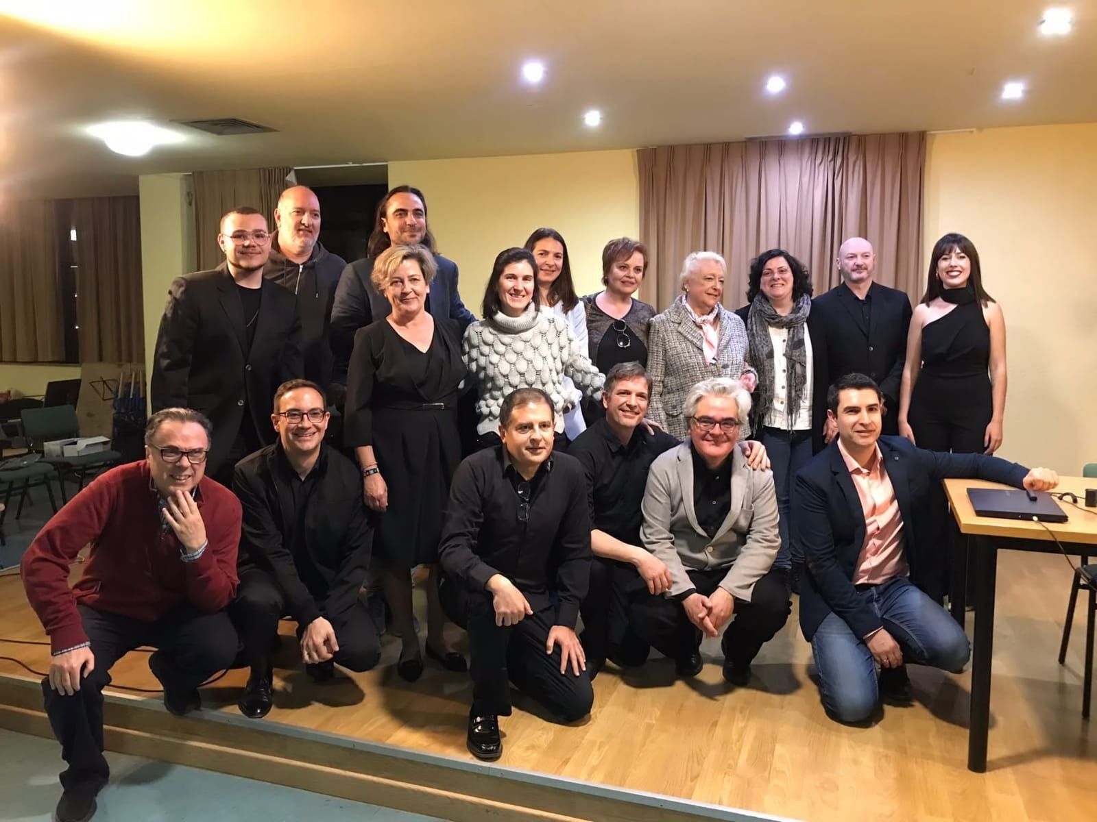 Participaron en la conferencia sobre Barco, el pasado 30 de marzo,.