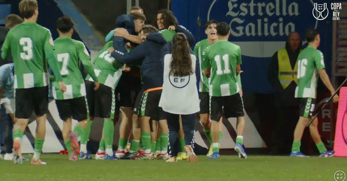 Destino épico para el Betis Juvenil; a la final de la Copa del Rey en ...