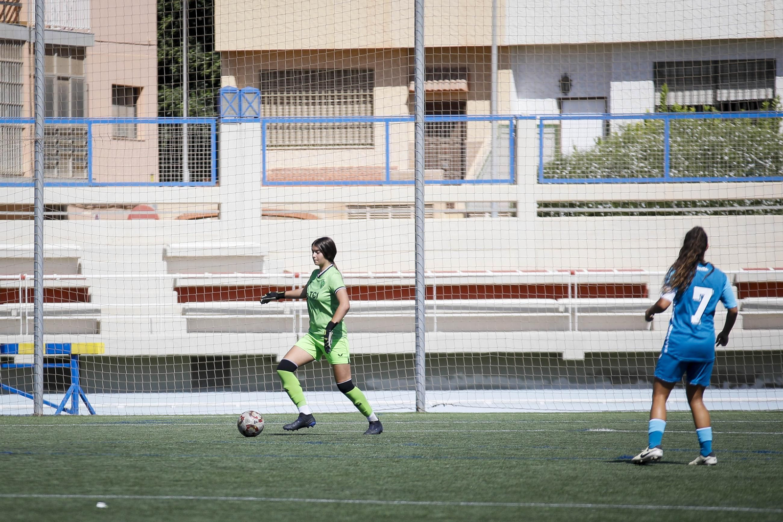 Las imágenes del partido de fútbol del Almería femenino contra el Betis B