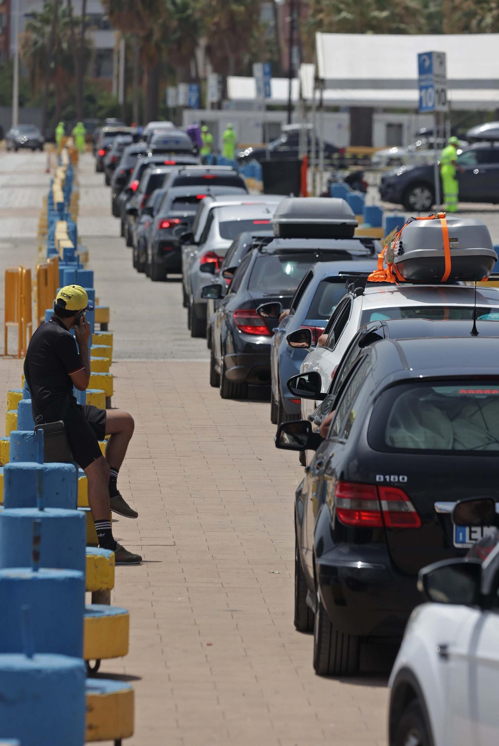 Fotos del primer domingo de agosto en la Operación Paso del Estrecho en Algeciras