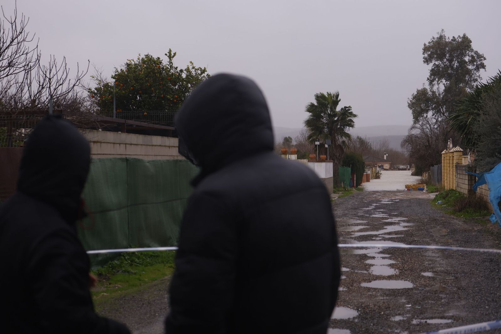 Los vecinos de Guadalvalle desalojan sus parcelas por la crecida del Guadalquivir, en imágenes