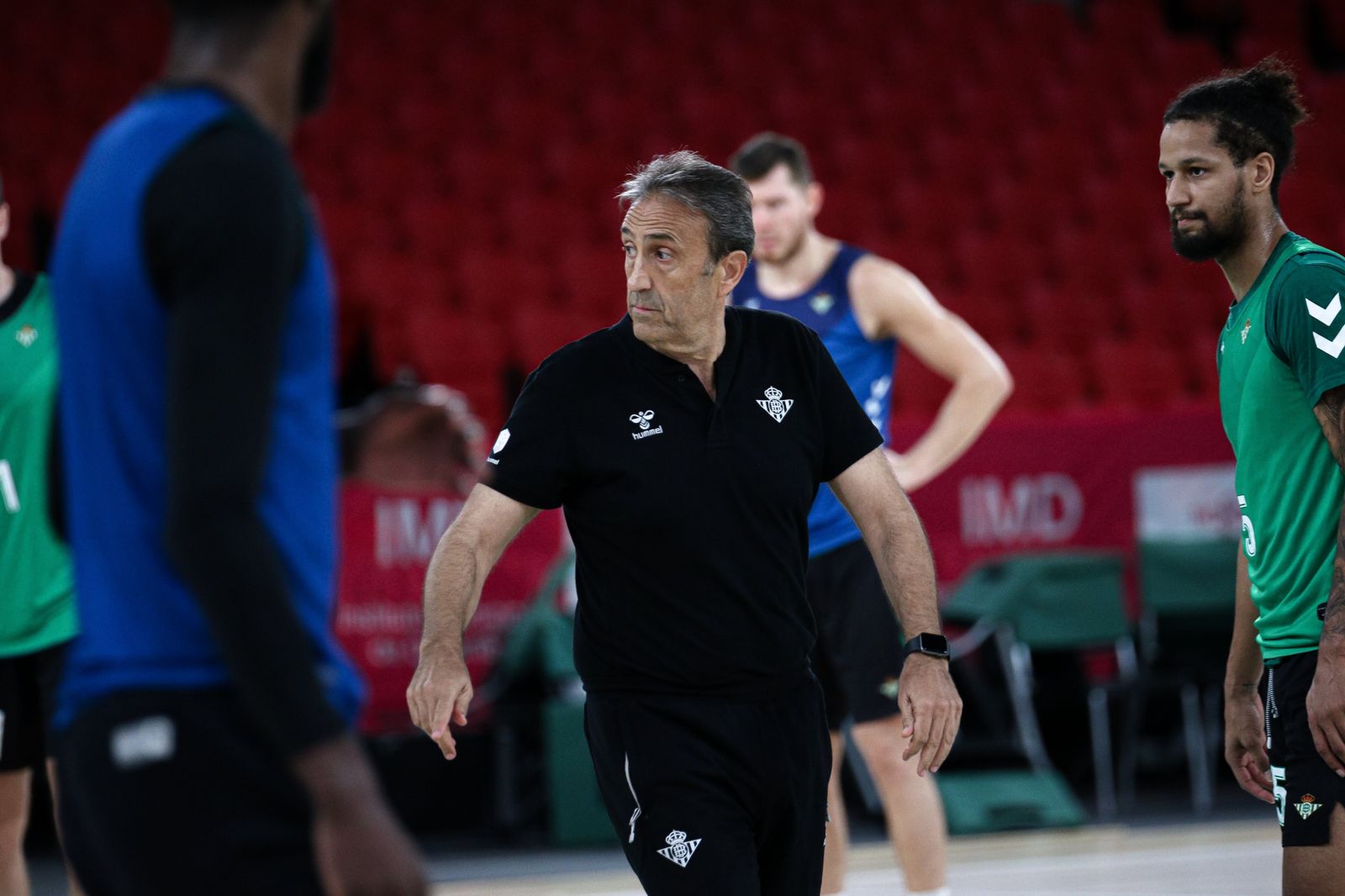 Luis Casimiro, durante un entrenamiento.