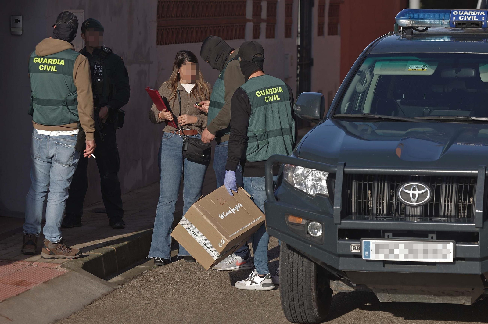 Una operación contra el narcotráfico desarrollada en el Campo de Gibraltar.