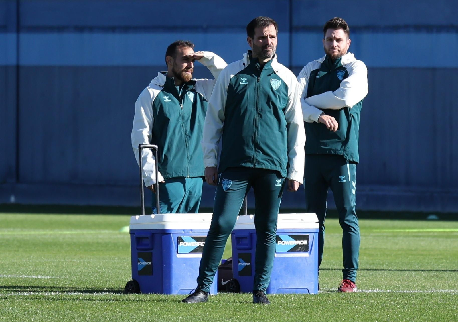 Juan Carlos Andrés ya ejerce como mano derecha de Funes en el Málaga CF