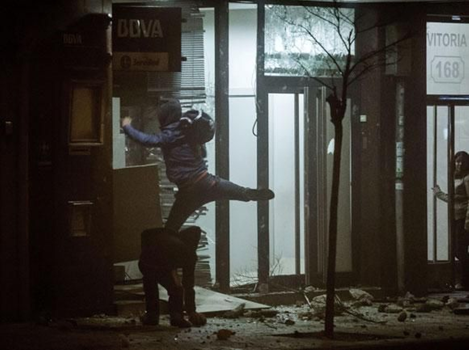 Segunda noche de incidentes en Burgos