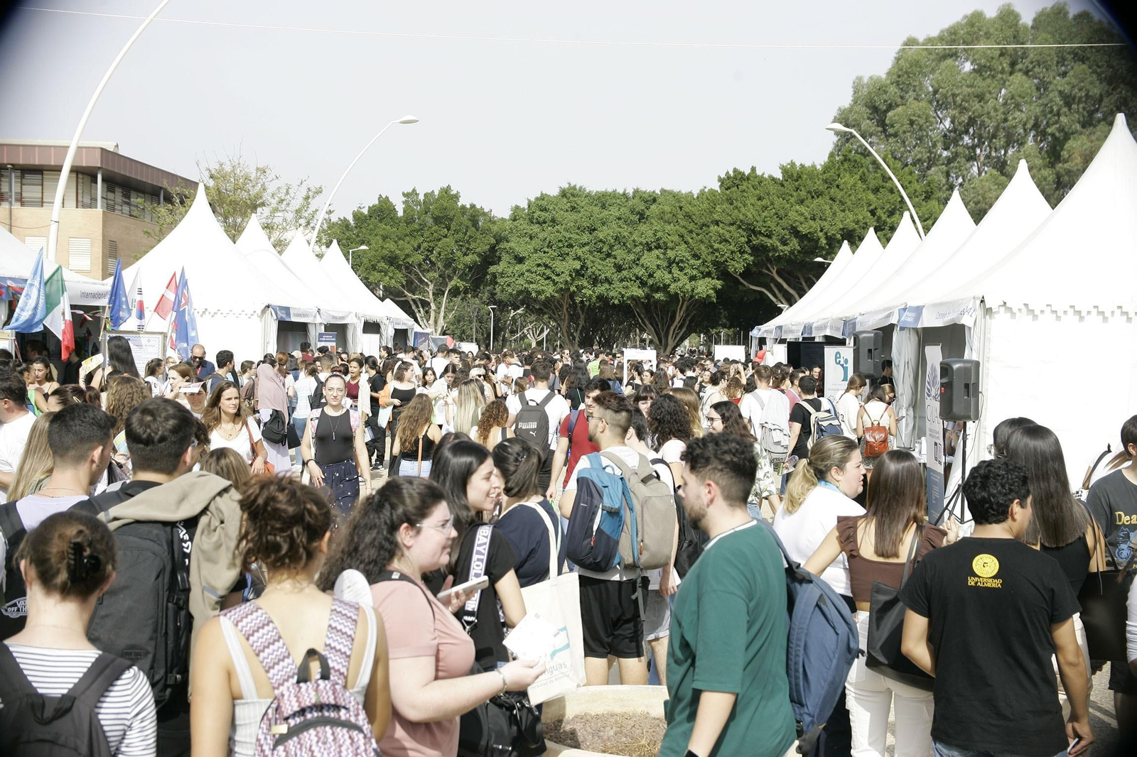 Jornada de bienvenida de la Universidad de Almería.